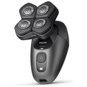 Philips HS7980-15 Serie 7000 Rasoio elettrico per testa umido secco 4 testine autonomia 90 min colore Nero