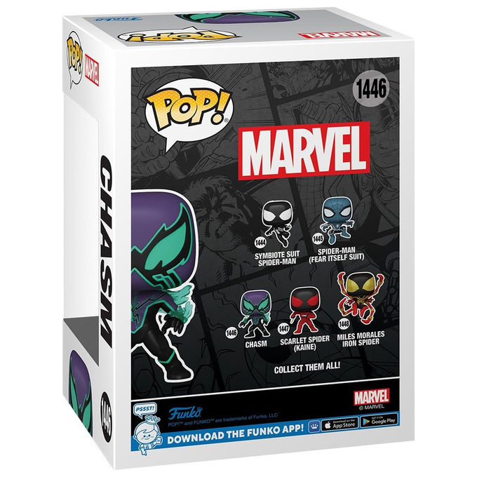 Funko, Figurina Pop Marvel Spider-Man Comics Chasm, Statuetta in Vinile
