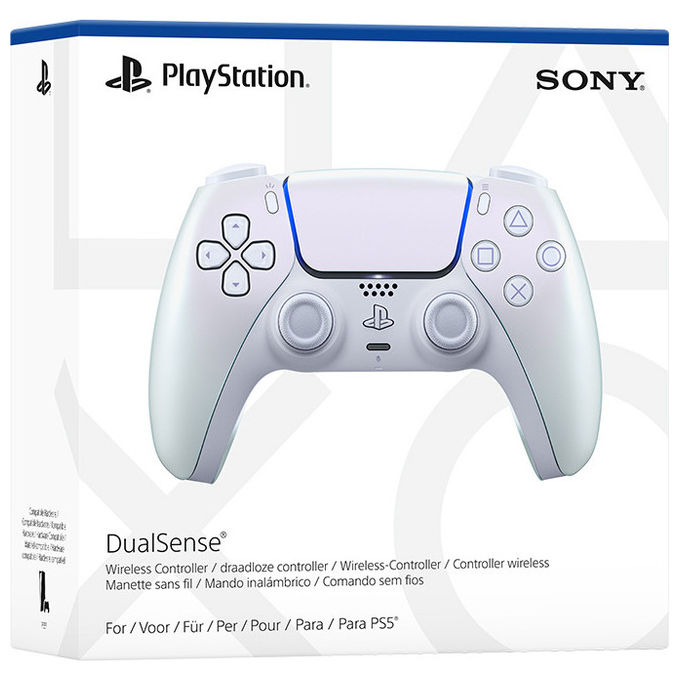 Sony CFI-ZCT1W DualSense v3 Controller Wireless Gamepad PS5 Bluetooth USB-C colore Perlato