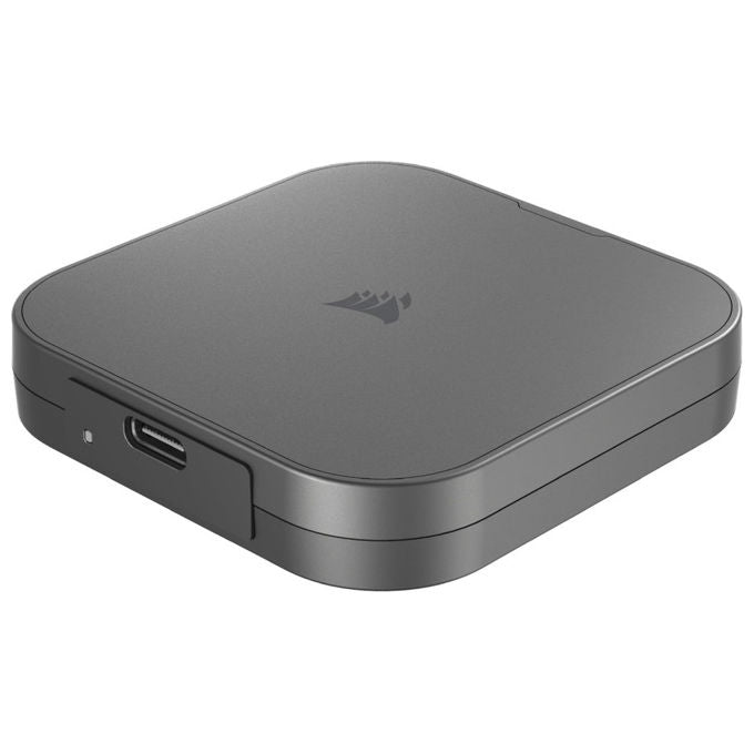 Corsair, SSD Esterno 2 TB, Thunderbolt USB Tipo-C, EX400U, Nero