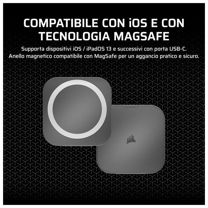 Corsair, SSD Esterno 2 TB, Thunderbolt USB Tipo-C, EX400U, Nero