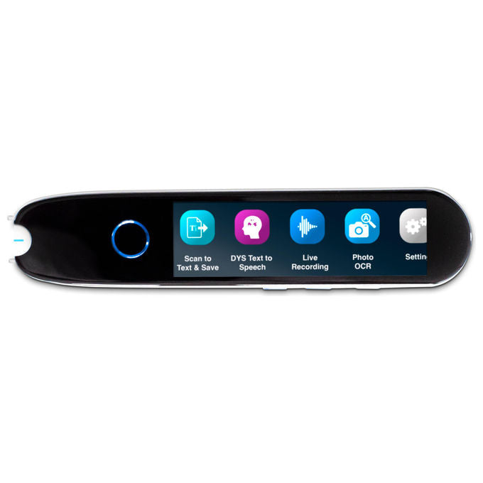 IRIScan, IRISPen Reader 8, Scanner Portatile con OCR, Per Dislessia, Sintesi Vocale, Nero