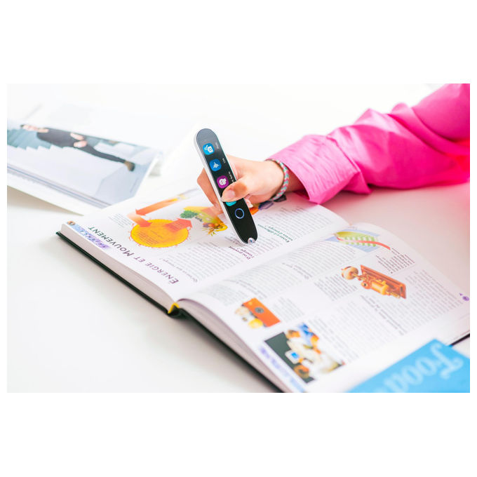 IRIScan, IRISPen Reader 8, Scanner Portatile con OCR, Per Dislessia, Sintesi Vocale, Nero