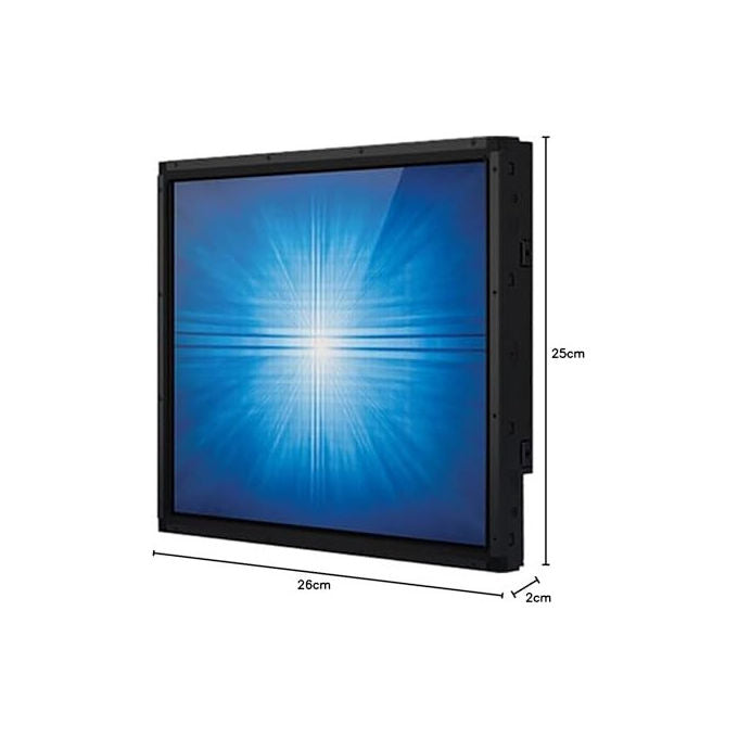 Elo Touchsystems, Monitor LCD 17 Pollici, Touchscreen, HDMI VGA DisplayPort, Nero