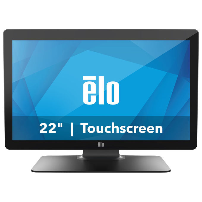 Elo, Monitor Touchscreen 2202L, 22 Pollici, PCAP, Full HD, Nero