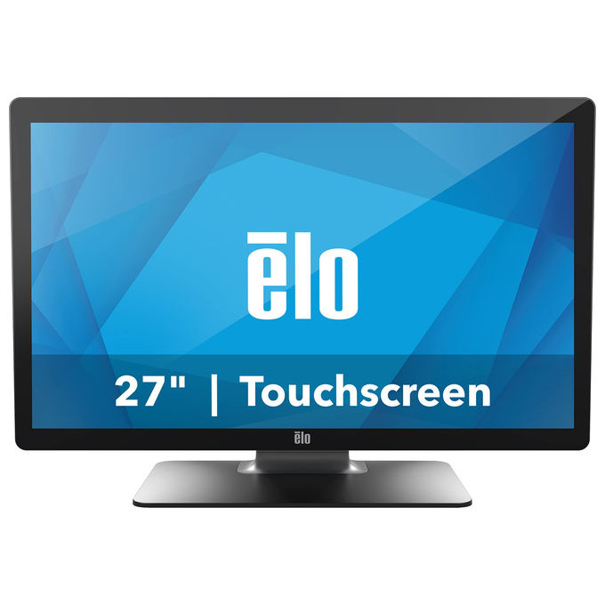 Elo, Monitor Touchscreen 2702L, 27'', Nero Argento, Tecnologia PCAP, Multi-touch