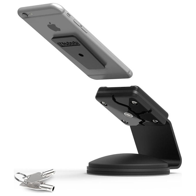 Compulocks, Supporto Tablet e Smartphone, Nero, Girevole, Con Serratura Integrata