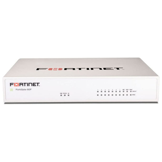 Fortinet, Firewall, 10 Gbps, 700 Mbps Protezione Minacce, FortiGate-61F