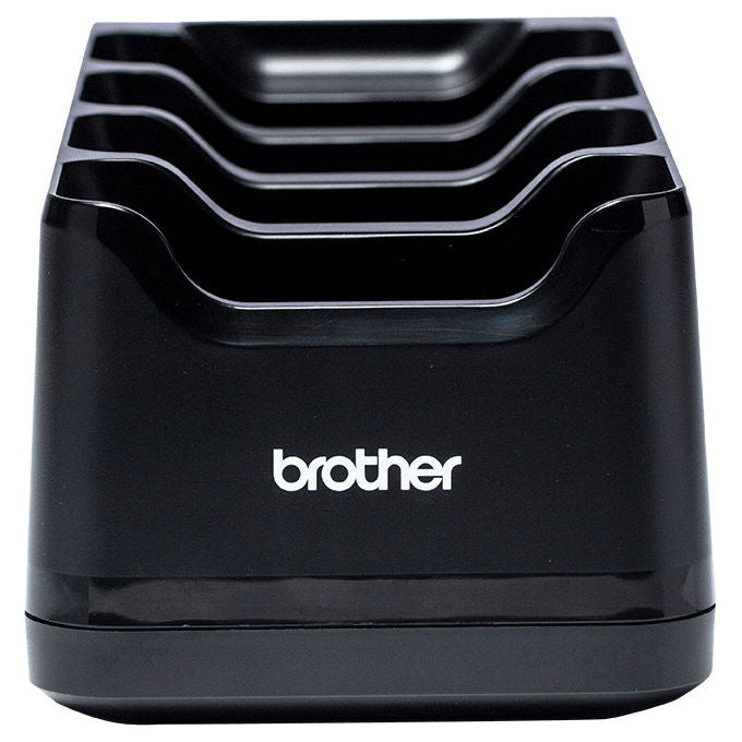 Brother Stazione di Ricarica 4 Slot per Stampanti RJ-3035B-3055WB Nero