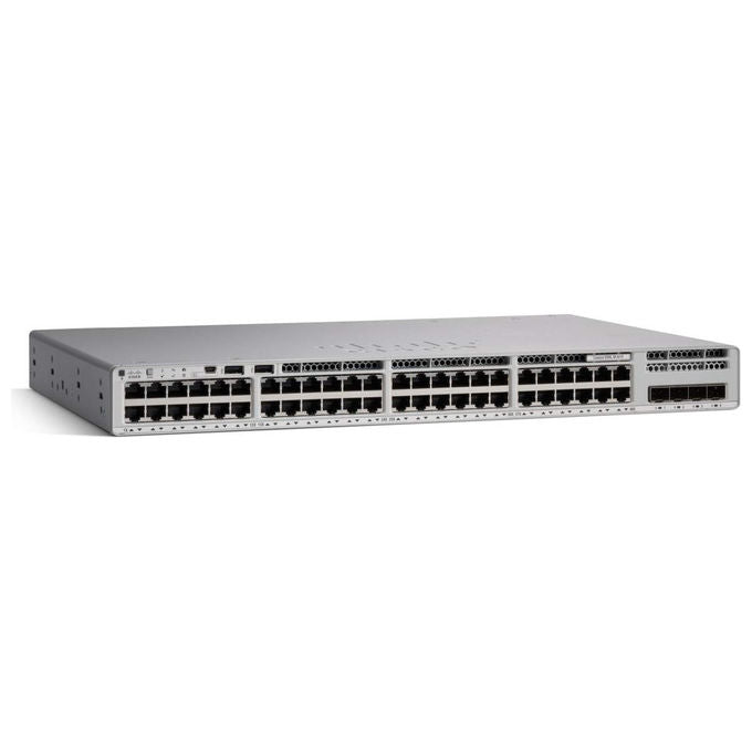 Cisco, Catalyst 9200L-48T-4G-A, Switch gestito, 48 porte RJ-45, Grigio