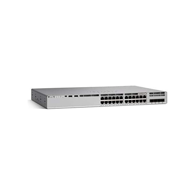 Cisco, Switch Catalyst C9200L-24PXG-2Y-E, Gestito L3, PoE, Grigio