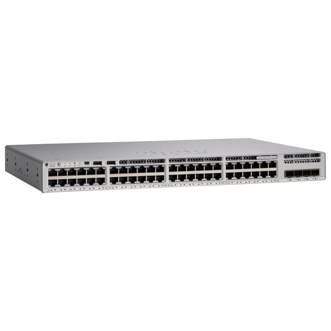 Cisco, Switch di rete, L2-L3, 48 porte, PoE+, Gigabit Ethernet, C9200L-48PXG-2Y-E