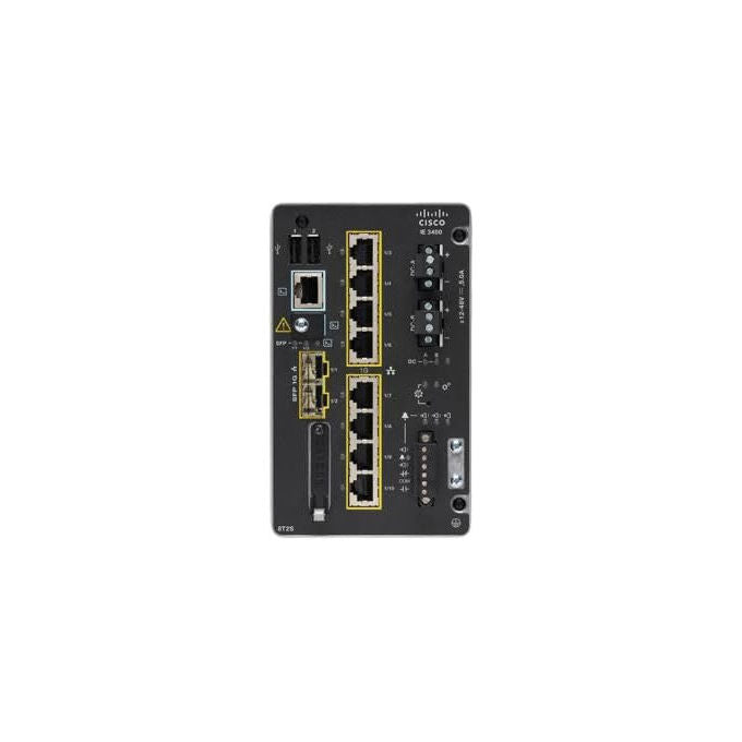 Cisco, Switch Ethernet, Gigabit, 8 porte, 2 porte fibra, IE-3400-8T2S-E