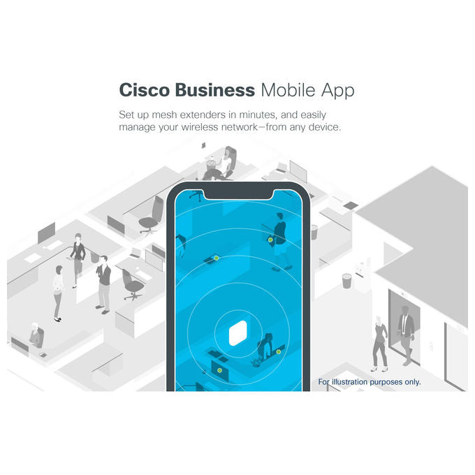 Cisco CBW240AC Business 240AC Access Point Wi-Fi 5 802.11ac 4x4 MU-MIMO 1733 Mbit-s Dual Band PoE Pack 3 pezzi colore Grigio