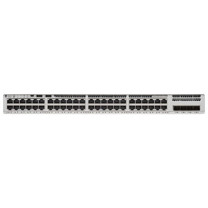 Cisco, Switch gestito, 48 porte, Gigabit Ethernet, PoE, Catalyst 9200L-48PL-4G-E