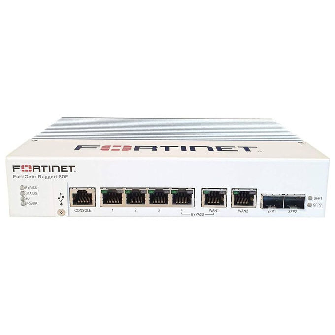 Fortinet, FortiGate Rugged FGR-60F Firewall Industriale, 6 Gbps, 3G-4G tramite USB