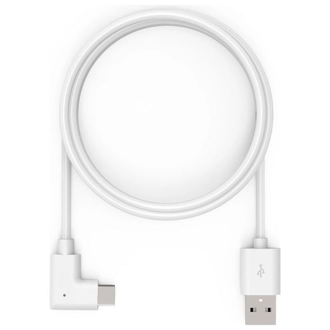 Compulocks, Cavo USB-C, 1.8m, USB 2.0, Connettore 90°, Bianco