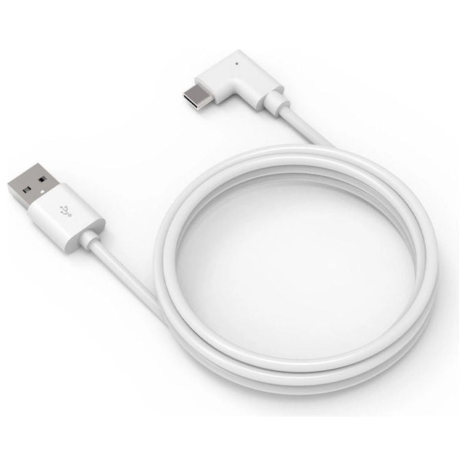 Compulocks, Cavo USB-C, 1.8m, USB 2.0, Connettore 90°, Bianco