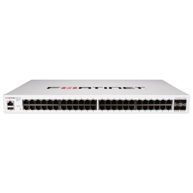 Fortinet, Switch Ethernet 48 Porte, Supporto a 3 Strati, Modulare, FS-448E