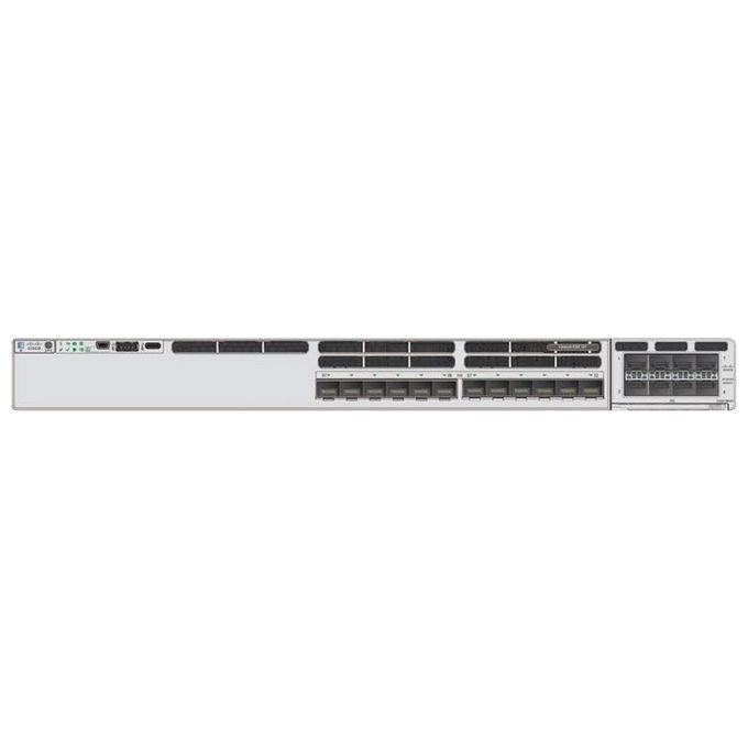 Cisco, Switch Catalyst 9300X, 12 Porte 25G, Montabile su Rack 1U, Impilabile