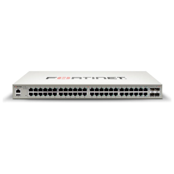 Fortinet, Switch Gestione FS-148F-FPOE, L2+, con PoE 740 W, Ethernet Gigabit