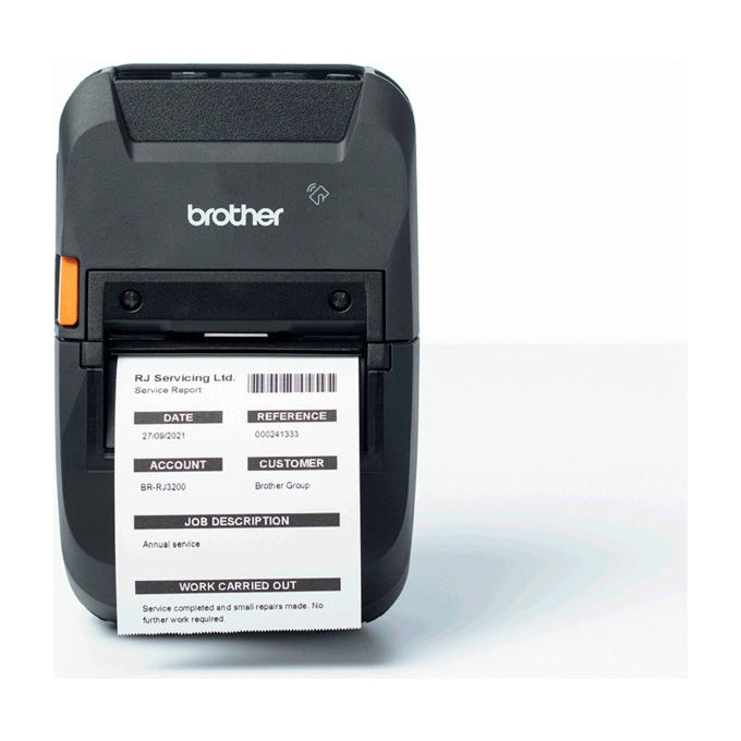 Brother, Stampante Etichette, RJ3230BL, Termica Diretta, Wireless Wi-Fi Bluetooth