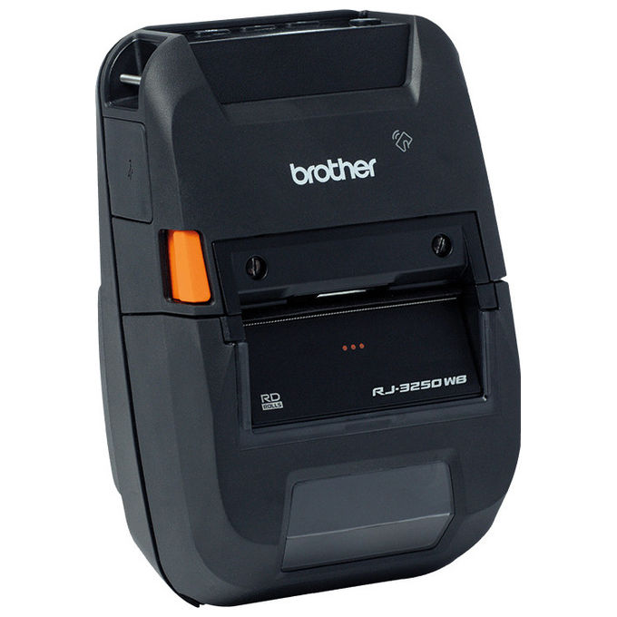 Brother, Stampante Etichette RJ3250WBL, Termica Diretta, Wireless, Ethernet LAN, Wi-Fi, Bluetooth