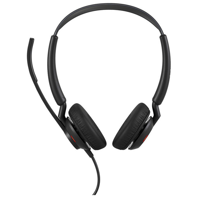 Jabra, Cuffie Binaurali Engage 50 II, USB-C, per Ufficio, con Microfono, Nero