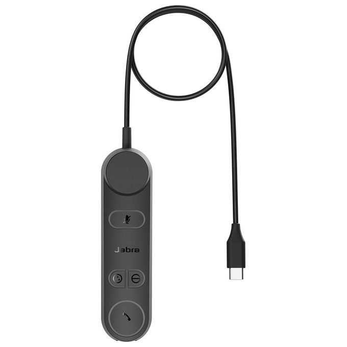 Jabra, Cuffie Binaurali Engage 50 II, USB-C, per Ufficio, con Microfono, Nero