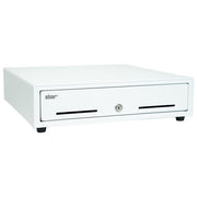 Star Micronics, Cassetto Contanti Elettronico, Acciaio Inox, 8 Scomparti Monete, Bianco