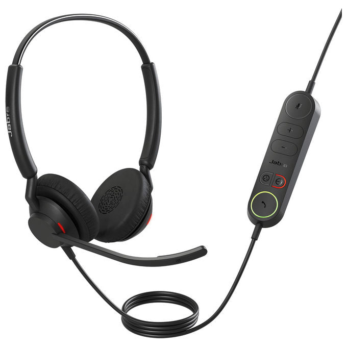 Jabra, Cuffie Cablate Engage 40, USB-A, Nero, Per Ufficio