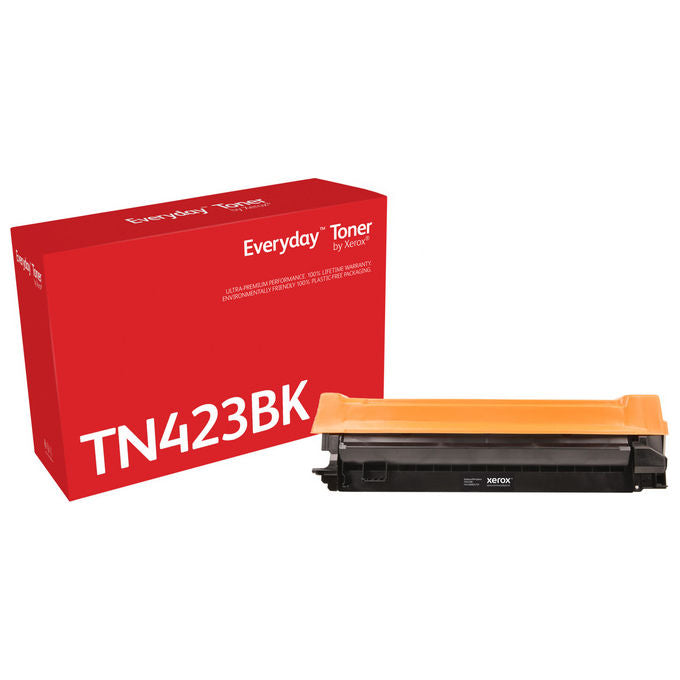 Xerox, Toner Nero Compatibile Brother TN-423BK, Alta Capacita', Everyday