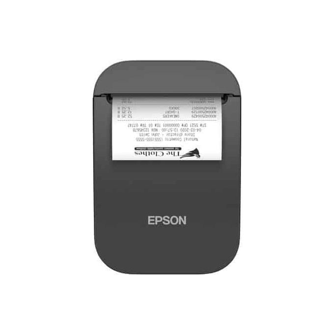 Epson, Stampante Termica Portatile TM-P80II AC (131), Cablata e Wireless, Nero