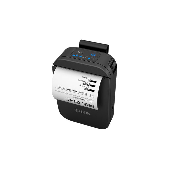 Epson TM-P20II, Stampante Termica Portatile, 203 x 203 DPI, Con-senza cavo, Nero