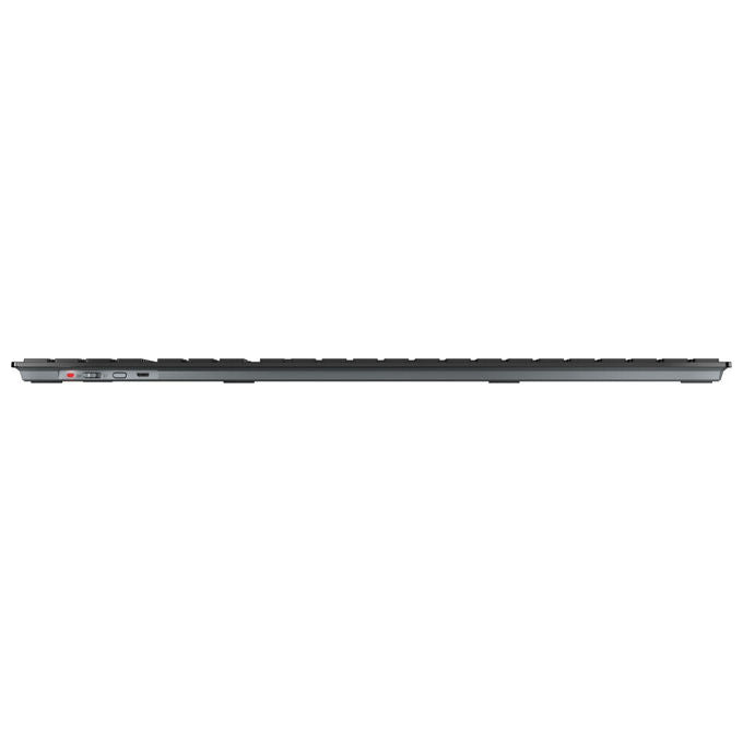 Cherry, KIT_ Tastiera e Mouse DW 9500 SLIM, Wireless, Bluetooth, QWERTY, Nero Grigio