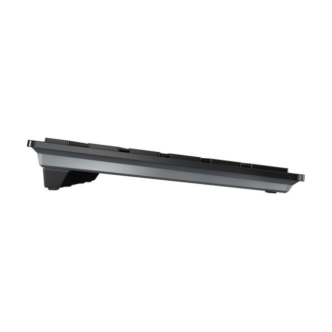 Cherry, Tastiera Wireless, KW 9100 Slim, QWERTY, RF senza fili, Bluetooth, Nero