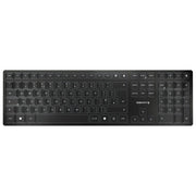 Cherry, KW 9100 Slim Tastiera Wireless, QWERTY, Bluetooth, RF, Nero