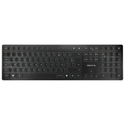 Cherry, Tastiera Wireless, RF e Bluetooth, AZERTY Francese, KW 9100 SLIM, Nera