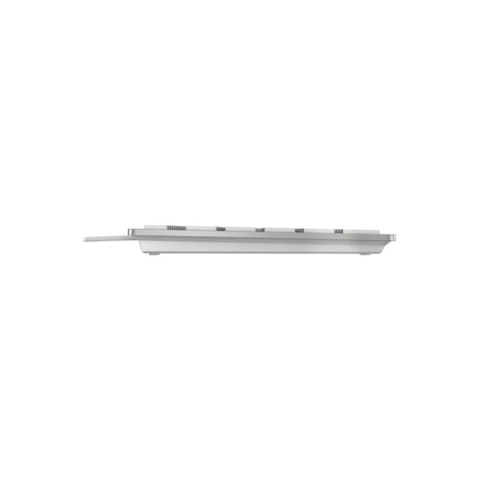 Cherry, Tastiera Mac Slim, USB-C, Argento, Layout Inglese, KC 6000C