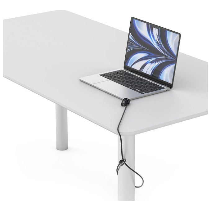 Compulocks, Adattatore di sicurezza Ledge, Per MacBook Air M2-M3 13'', Argento