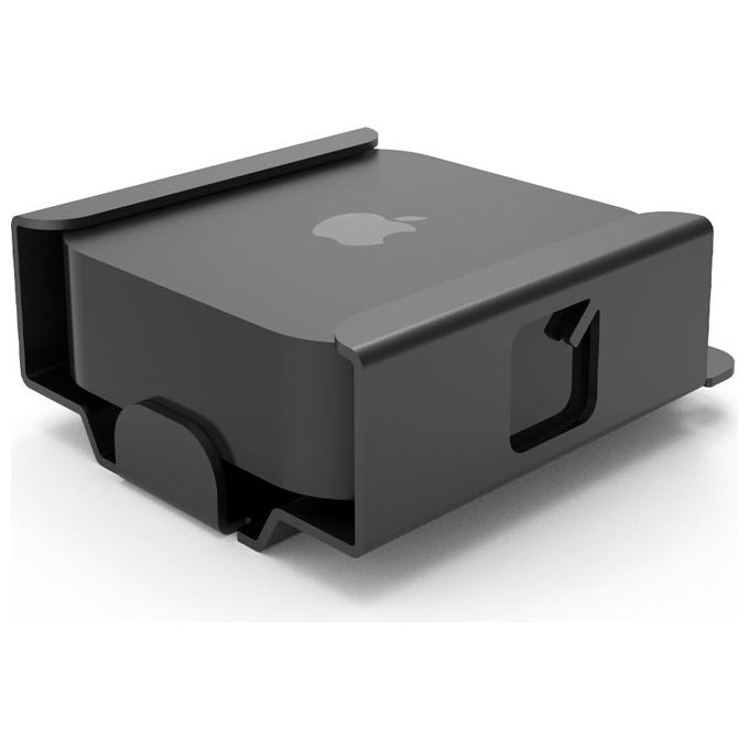 Compulocks, Supporto di Sicurezza Apple TV 4K 3a Gen, VESA 75x75, Alluminio, Antifurto, Nero