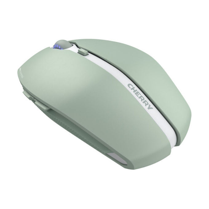 Cherry, Mouse Gaming Ambidestro Bluetooth, 2000 DPI, Wireless Verde