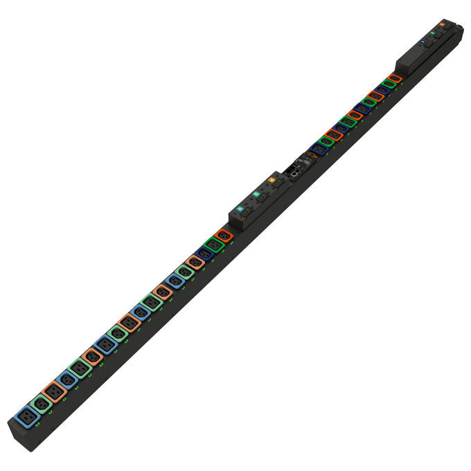 Vertiv, PDU, 30 Prese AC, 0U, Monitorata, Commutata, Nera