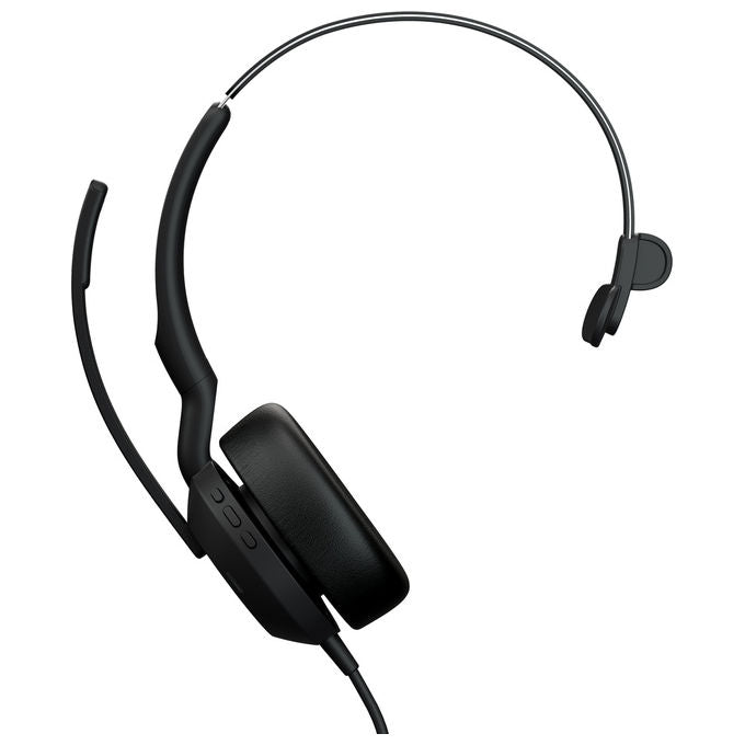Jabra Evolve2 50, Auricolare Cablato, USB tipo A, Nero