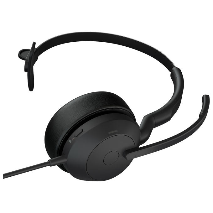 Jabra Evolve2 50, Auricolare Cablato, USB tipo A, Nero