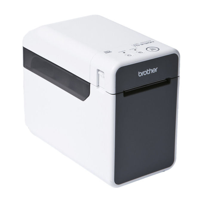 Brother, Stampante Etichette Termica Diretta TD-2125N, 203 x 203 DPI, Ethernet LAN, Bianco-Nero