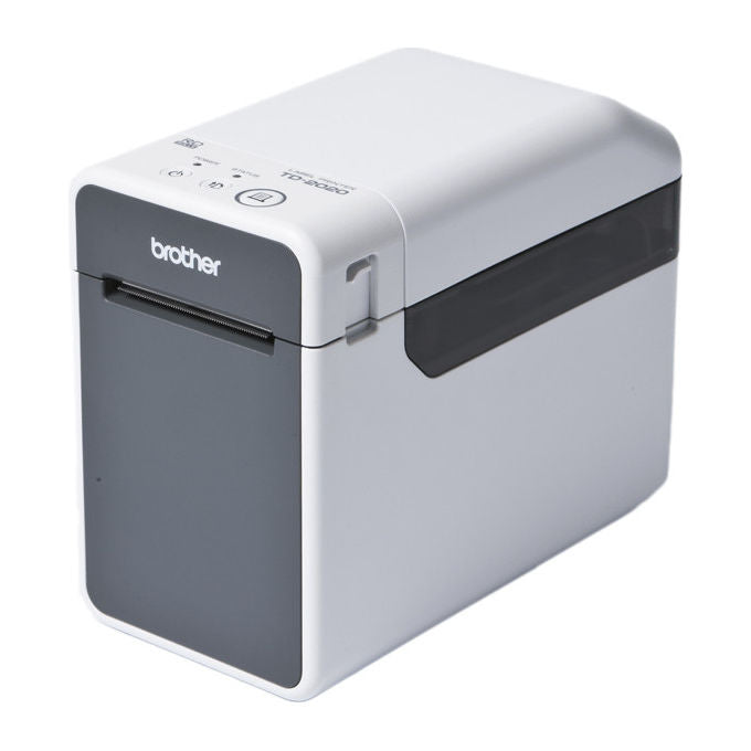 Brother, Stampante Etichette Termica Diretta TD-2125N, 203 x 203 DPI, Ethernet LAN, Bianco-Nero