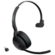 Jabra, Evolve2 55, Auricolare Wireless Mono, Bluetooth, Ufficio, Nero