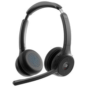 Cisco, Cuffie 722, Bluetooth, Biaurale Wireless, Nero Carbonio, con Adattatore USB-A