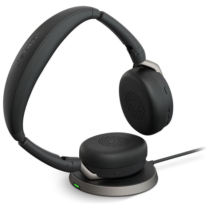 Jabra, Evolve2 65 Flex, Auricolare Bluetooth, Con e Senza Cavo, Nero, Per Ufficio